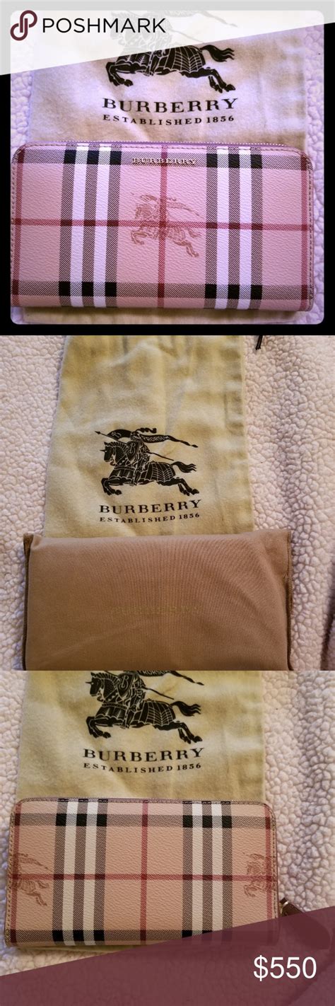 burberry haymarket zip wallet|burberry vintage wallet.